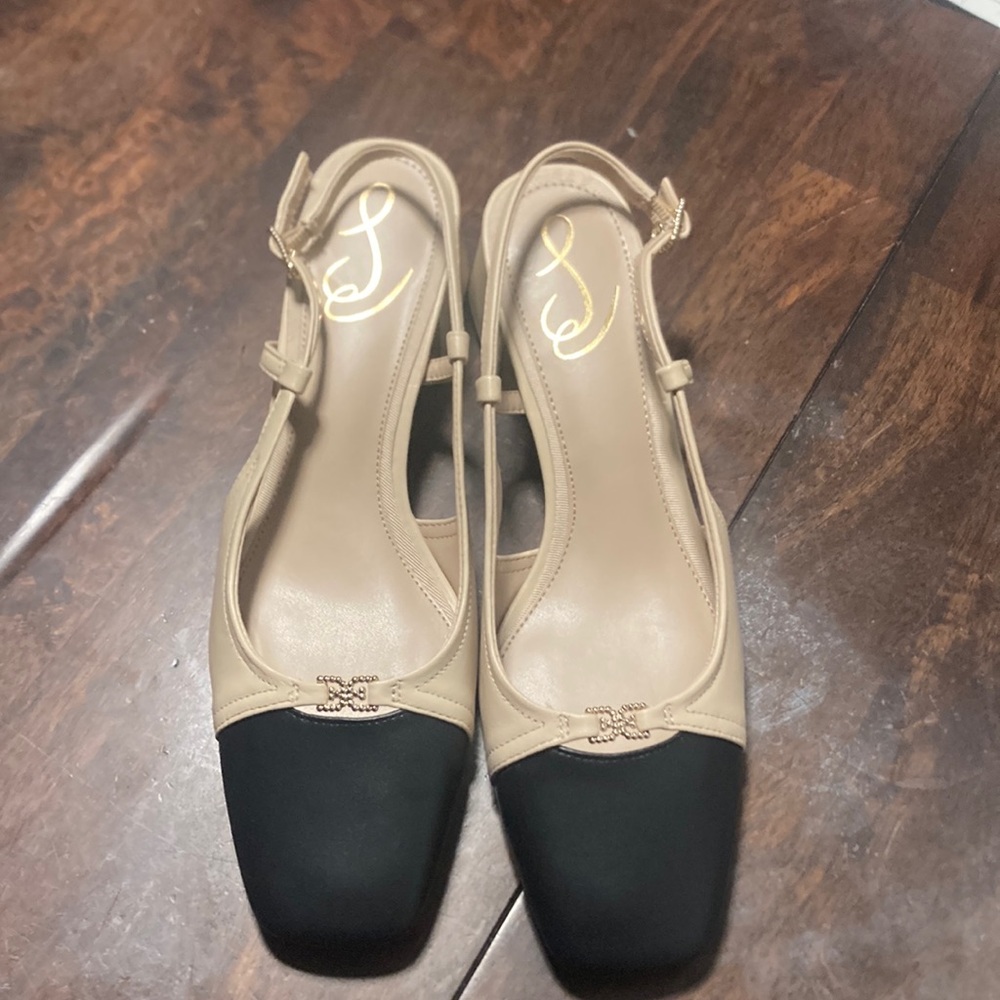 Elegant Black and Tan Women's Sam Edelman Tarra